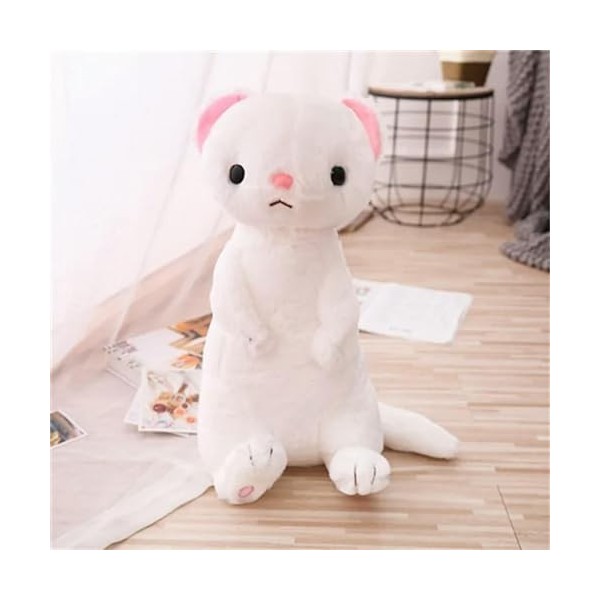 KiLoom Assis Belette en Peluche Jouets Réconfortant Poupées Doux bébé Chambre Jouet décoration décoration Halloween Cadeau 50