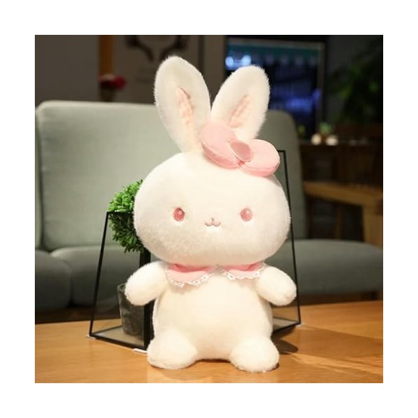 GagaLu Mignon Fourrure en Peluche Lapin Peluche Jouet Tapis Lapin Enfants Oreiller poupée Cadeau d’Anniversaire Jouets pour E