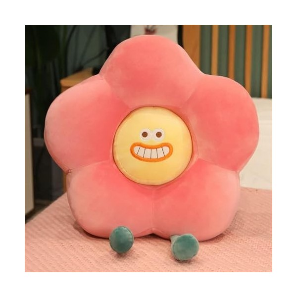 Fleur créative en Forme d’Oreiller Coussin de Dos Tapis de Sol Bureau Assis Tatami Tapis Coussin Chaise siège Coussin en Pelu