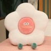 Fleur créative en Forme d’Oreiller Coussin de Dos Tapis de Sol Bureau Assis Tatami Tapis Coussin Chaise siège Coussin en Pelu