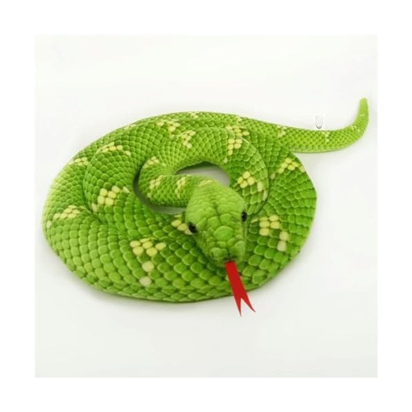 NOpinz Cobra Peluches animauxSerpent Peluche Amis Halloween Enfants Cadeau Serpent Peluche Jouet Cadeau d’Anniversaire Cadeau