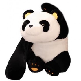 HYSTERIA Jouets en Peluche Panda géant for Filles, poupée Mignonne à câliner et Dormir avec Les Jambes pliées, poupée en Tiss