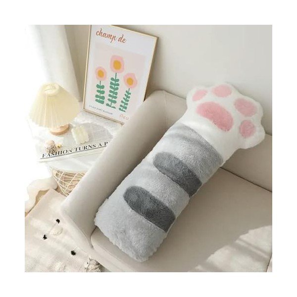 NOpinz Nouveau Kawaii Griffe Peluche Oreiller Doux en Peluche Animal Patte Poupée Câlin Oreiller Mignon Chat Patte Petite Ami