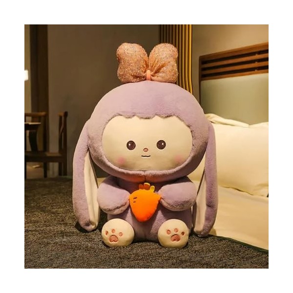 Nouveau Mignon Lapin en Peluche Peluche Jouet Lapin Enfants Oreiller Poupée Cadeau Créatif Enfants Jouet Anniversaire Cadeau 
