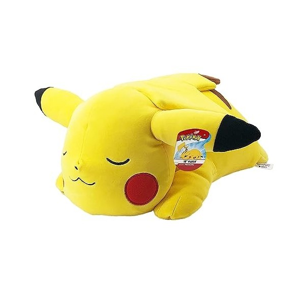 Bandai - Pokémon - Peluche Carapuce Squirtle 40cm - Peluche Pokémon Toute Douce Qui dort - JW0220