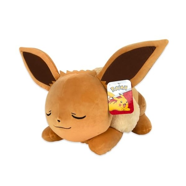 Bandai - Pokémon - Peluche Carapuce Squirtle 40cm - Peluche Pokémon Toute Douce Qui dort - JW0220