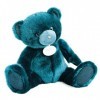 Doudou et Compagnie - Ours En Peluche Paillettes - 37cm - Bleu Canard- Ours Collection - DC3591