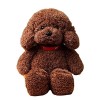 Surakey Peluche Chien Doux Et Réaliste Animaux Peluche Jouets Mignon Poupée de Chien Caniche Enfants Interactif Jouets en Pel