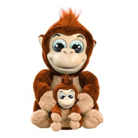 Animagic- Gorilles AM Ziki et Zoko, 929010, Multicolore