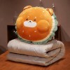 Nouveau Kawaii Créatif Burger Peluche Jouet Coussin Doux Couverture en Peluche Burger Oreiller Fauteuil Coussin Garçons Fille
