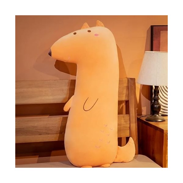 KiLoom Animal Peluche Renard Dinosaure Crocodile Long Oreiller Peluche Doux Doudou Coussin Coussin Enfants Jouet Filles Saint