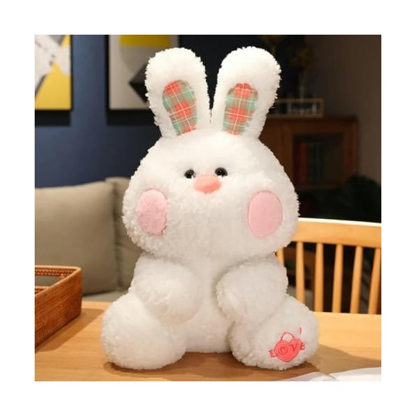 Poupée en Peluche Peluche Kawaii Lapin Jouet Animal Peluche Douce Jouet Enfant Doux Peluche Oreiller Doux Lapin Cadeau D’Anni