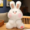 Poupée en Peluche Peluche Kawaii Lapin Jouet Animal Peluche Douce Jouet Enfant Doux Peluche Oreiller Doux Lapin Cadeau D’Anni