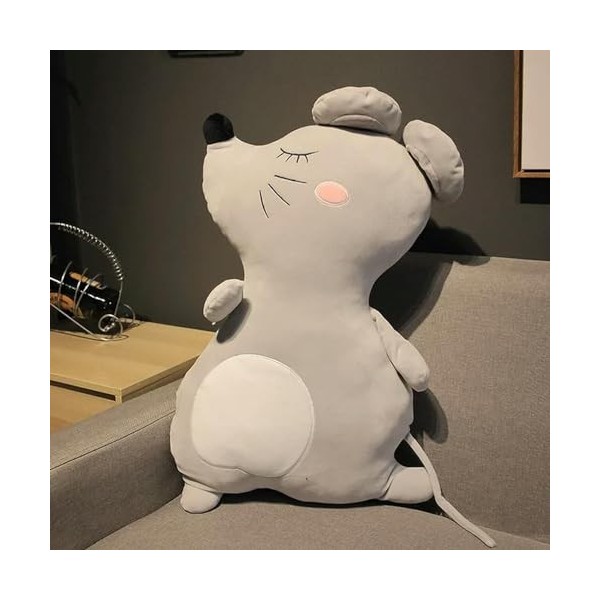 NOpinz Coussin en Peluche Animal Doux, Souris Ours, poupée en Peluche, canapé, Oreiller de Sieste, Cadeau Jouet, Cadeau de No