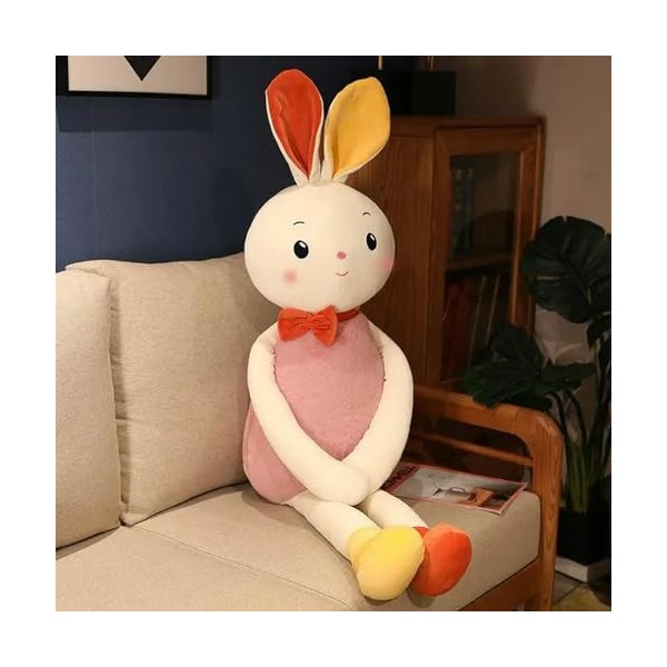 NOpinz Mignon Géant Animal Doux Dessin Animé Rizière Lapin Peluche Jouet Lapin Poupée en Peluche Oreiller Petite Amie Cadeau 