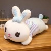 Kawaii Peluche Lapin Jouet Peluche Doux Lapin Oreiller Décoration Animal Oreiller Enfants Jouet Nouvel an Cadeau 60cm 2