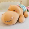 EacTEL Hippopotame Peluche Jouet Animal poupée poupée Douce Oreiller Fille garçon Cadeau d’Anniversaire décoration de Chambre