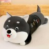 PaMut T-Shirt Husky Oreiller Peluche poupée Doux Husky couché Peluche Jouet Mignon Chien Animal Enfants Cadeau d’Anniversaire