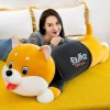 PaMut T-Shirt Husky Oreiller Peluche poupée Doux Husky couché Peluche Jouet Mignon Chien Animal Enfants Cadeau d’Anniversaire