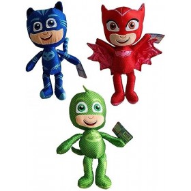 PJ Set 3 Peluche 22cm Original Owlette Catboy Gekko