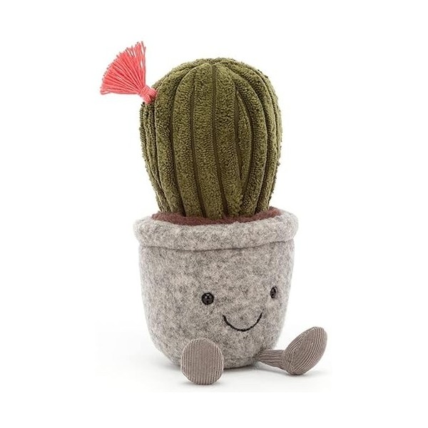 Jellycat Silly Succulent Barrel Cactus Décoration en peluche à collectionner