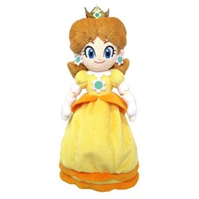 Sanei Super Mario All Star Collection 9.5" Daisy Plush, Small