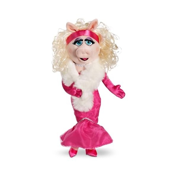 Disney Store Official Miss Piggy Peluche – Iconic Diva 48,3 cm de la collection Muppets – Design glamour et détaillé pour les