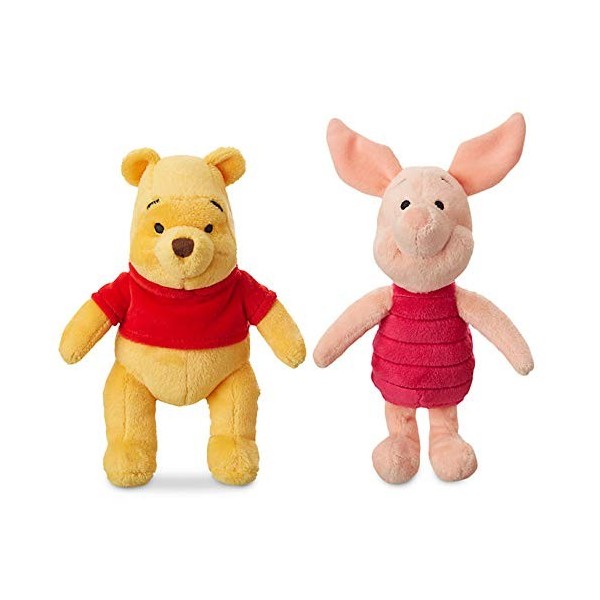 Price Toys Winnie Peluche Disney Mini Haricot Collection.- Ourson, Bourriquet, Porcinet et Tigrou Ourson / porcelet 