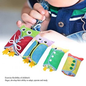 Garosa 4pcs bébé Jouets Hibou Pansement enseignement Jouet drôle Maternelle Outil de Lecture Livre Outil en Peluche Apprendre