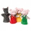 Marionnettes Les 3 Petits cochons Oxybul