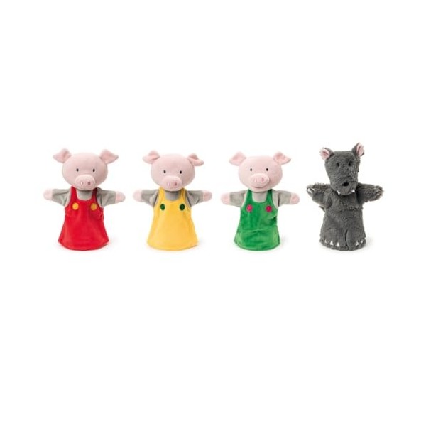 Marionnettes Les 3 Petits cochons Oxybul