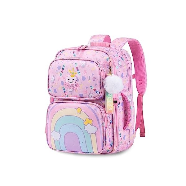 FANDARE Mignon Sac à Dos Enfant Sac a Dos Maternelle Filles Garçons Cartables Scolaires Sacs décole Sac à Dos Sacs décole S