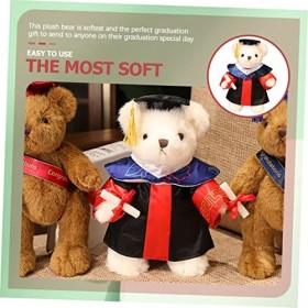 ibasenice Remise des Diplômes Dr Bear Ours Cadeau danniversaire Félicitations Cadeaux 2023 Cadeau De Félicitations Poupée En