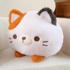 Kawaii Chat Peluche Jouet en Peluche Rond Animal Chat Oreiller Tapis de Sieste créatif Enfants Cadeau d’Anniversaire Cadeau d