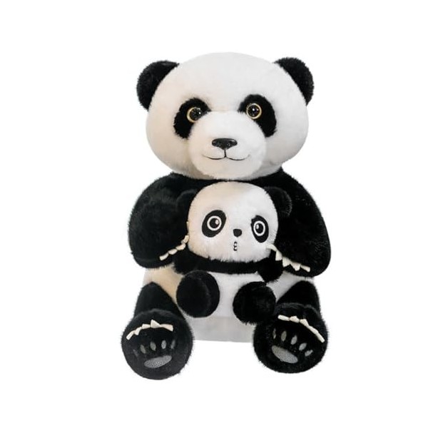 VOTIVA Jouets en Peluche Jouets en Peluche Panda mère et Enfant, poupées for Enfants, Cadeaux danniversaire, décoration, pou