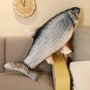SaruEL Poisson Peluche Jouet en Peluche Animal Carpe Peluche Oreiller Créatif Tapis De Sommeil Enfants Fille Cadeaux De Noël 