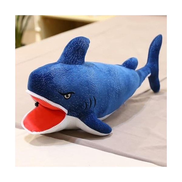 Grande Taille Requin Peluche Jouet Enfants Cadeau d’Anniversaire Mignon Oreiller Mignon poupée Anniversaire Cadeau de Noël 80