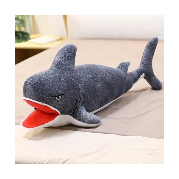 Grande Taille Requin Peluche Jouet Enfants Cadeau d’Anniversaire Mignon Oreiller Mignon poupée Anniversaire Cadeau de Noël 80