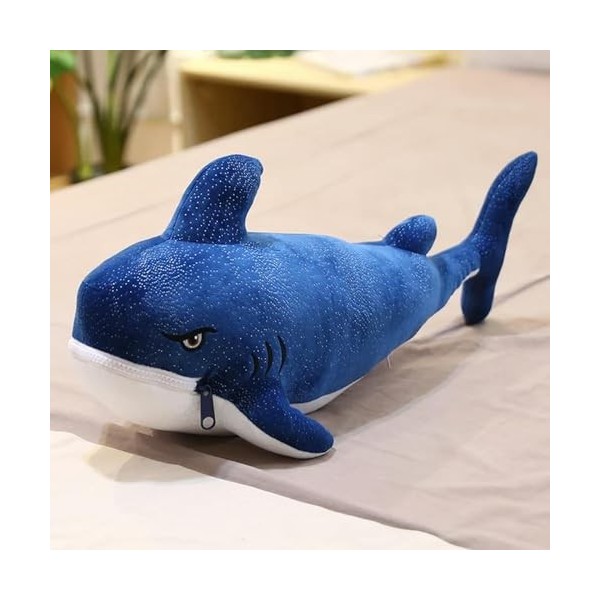 Grande Taille Requin Peluche Jouet Enfants Cadeau d’Anniversaire Mignon Oreiller Mignon poupée Anniversaire Cadeau de Noël 80
