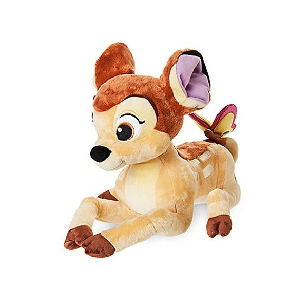 Bambi Disney Officiel 27cm avec Papillon en Peluche