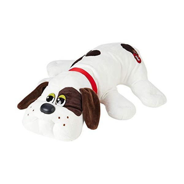 LBP Puppies 38163 The Dogs Trust Classic Peluche avec Certificat dadoption Blanc à Pois Marron foncé À partir de 3 Ans