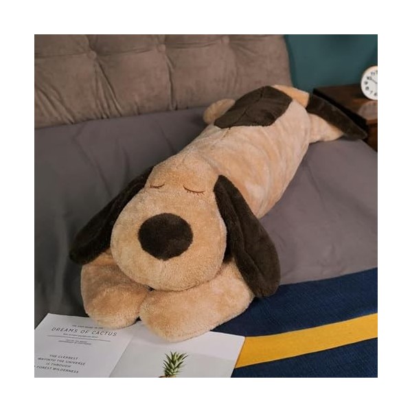 EacTEL Chien Géant Jouet en Peluche Long Oreiller Haute Qualité en Peluche Animal Décoration De La Maison Canapé Coussin Enfa