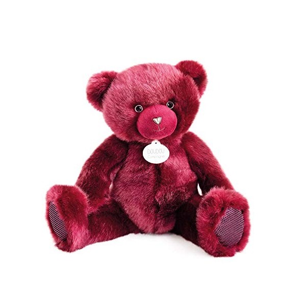 Doudou et Compagnie - Ours En Peluche Paillettes - 37 cm - Bois de Rose - Ours Collection - DC3592