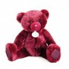 Doudou et Compagnie - Ours En Peluche Paillettes - 37 cm - Bois de Rose - Ours Collection - DC3592