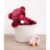 Doudou et Compagnie - Ours En Peluche Paillettes - 37 cm - Bois de Rose - Ours Collection - DC3592