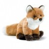 Peluche renard roux assis JEYJEY