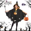 LXWINNER Costume de chauve-souris dHalloween pour enfant,Cape Halloween Enfant,Cape de sorcière dHalloween,citrouille cape 