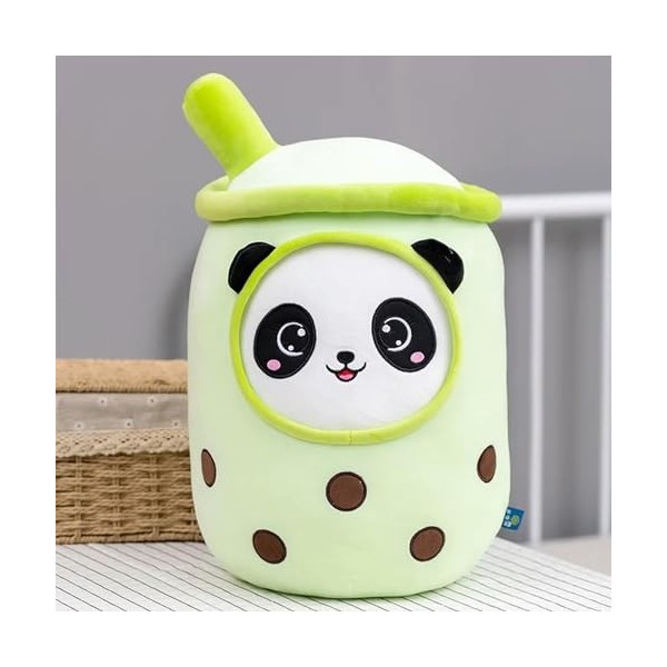 NOpinz Mignon Bulle Fruit Thé Peluche Jouet en Peluche Fraise Aromatisée Lait Thé Tasse Poupée Coussin Cadeau D’Anniversaire 