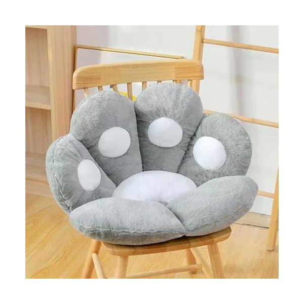 KiLoom Nouveau Arrivée Chat Ours Patte en Peluche Coussin De Siège Intérieur Plancher Rembourré Canapé Coloré Animal Décor Co