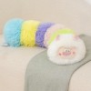 SaruEL Chenille Peluche Jouet coloré Chenille Oreiller Jouet Fille Chambre Kawaii Enfants Jouet Cadeau d’Anniversaire 70cm 2
